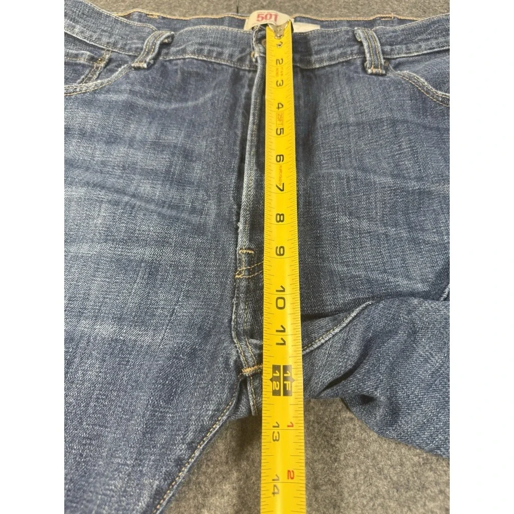 Levi's 501 Men's 40x30 Original Fit Straight Leg Button Fly Denim Blue‎ Jeans